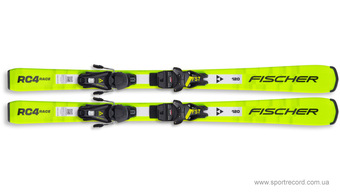 Горные лыжи FISCHER RC4 Race JR (100-120) + FS 4 CA JRS-P19425
