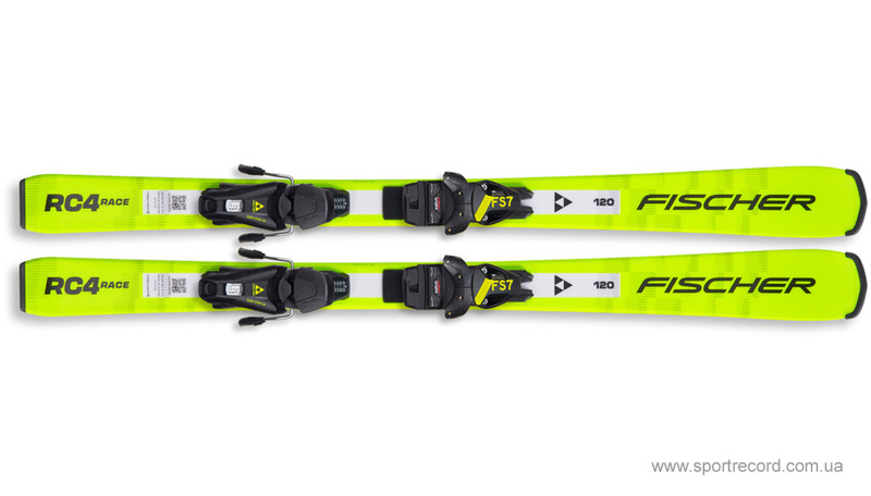 Горные лыжи FISCHER RC4 Race JR (130-150) + FS 4 CA JRS-P19525
