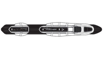 Беговые крепления Fischer TOURING CLASSIC NIS WHITE-S60016