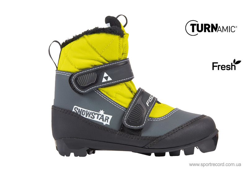 Ботинки беговые FISCHER SNOWSTAR YELLOW детские-S41017