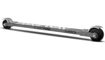 Лыжероллеры One Way Classic 5 Silver-35024