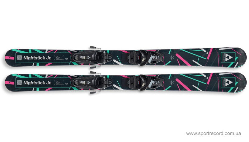 Горные лыжи FISCHER Nightstick JR + FS 4 CA JRS-P20525