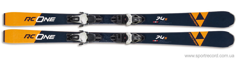 Горные лыжи FISCHER RC ONE 74S TWIN ROWERRAIL-A09719