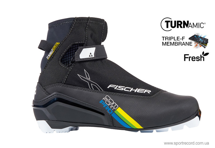 Беговые ботинки Fischer XC COMFORT PRO BLACK YELLOW-S20917