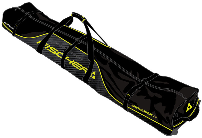 Чехол для беговых лыж FISCHER XC 210 3PAIR WHEELS-Z02215