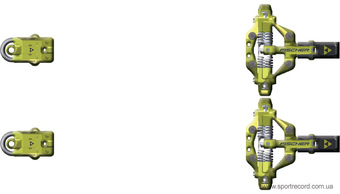 Крепление для скитурных лыж FISCHER TOUR RACE W/O BRAKE YELLOW/BLACK-T70015