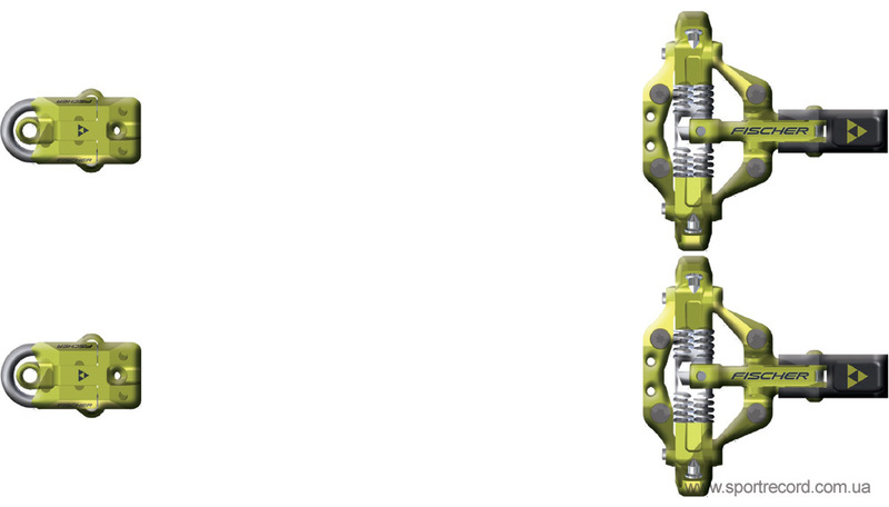 Крепление для скитурных лыж FISCHER TOUR RACE W/O BRAKE YELLOW/BLACK-T70015